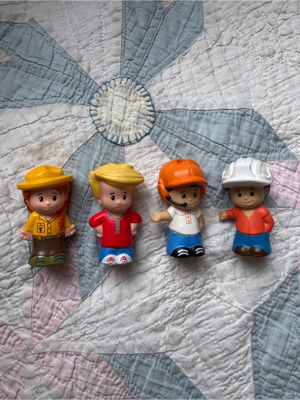 Fisher-Price Little People 4 "skinny" characters 2012-2014